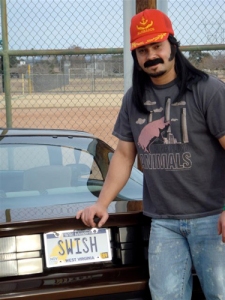 Is there any doubt that Nick Swisher is proud to be from West Virginia?